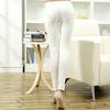 Nuevos Pantalones Casuales de Mujer para Otoño e Invierno, Leggings Brillantes de Cintura Media con Cremallera y Pierna Corta, Pantalones de Mujer de Moda Más Vendidos en Rebaja