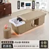 Cama de Lavado de Cabello para Barberías de Exportación Transfronteriza, Cama de Masaje de Belleza con Vapor de Circulación de Agua Integrada con Calentador de Agua