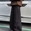 Calça Casual Solta Estilo Novo 2025 para Homens, Calça Versátil Moda Coreana, Calça de Perna Larga Fina e Fluida para Primavera e Verão, Comprimento no Chão