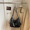 Mochila Casual de Grande Capacidade para Mulheres Nova Moda Primavera e Verão 2026 Bolsa de Ombro Simples Bolsa Transversal Versátil para o Dia a Dia