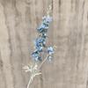 Delphinium Artificial Aveludado 2 Galhos Jacinto Flor de Seda Salão de Casamento Decoração de Casa Arranjo de Flores Artificiais Guia de Flores