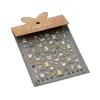 Adesivos Populares Fofos para Unhas com Relevo Estéreo Adesivos Infantis para Unhas Porta-Caneta Cachorro Pudim Decoração para Câmera de Celular