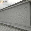 Escultura de Campus Talla de Piedra Cobre Forjado Libros Libros Relieve Pared de Fondo Estatua de Confucio Lao Tzu Pared Cultural Escultura de Paisaje