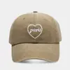 Gorra de Béisbol Vintage Lavada Transfronteriza París Algodón Lavado Gorra Bordada en Inglés Sombrero Deportivo Casual para Hombres y Mujeres