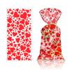 Bolsa de dulces transparente OPP con diseño de flecha de Cupido y elementos del Festival Tanabata de San Valentín, disponible en stock.