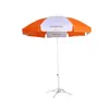 Suministrar (Impresión de dirección) Sombrilla de Playa No Tejida Rayada Sombrilla para Exteriores Protección Solar Plegable Protección UV