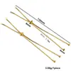 Pulsera Ajustable de Cadena de Caja con Cordón de Acero Inoxidable de 13 cm con Cuentas de Goma y Cadena de Cola Retráctil Accesorios para Joyería DIY