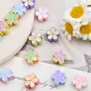 Flor de Cinco Pétalos Dibujo Animado Cuentas Espaciadoras Cadena para Teléfono Móvil Accesorios Cuentas Espaciadoras Aleación Colorida Accesorios DIY Joyería Colorida