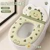 Cubierta de Asiento de Inodoro Perfumada con Respaldo Todas las Estaciones Impermeable Sin Lavado Cojín para Asiento de Inodoro Cubierta Adhesiva para Inodoro del Hogar