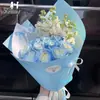 Papel con Forma Pequeño de 157g, No Requiere Corte, Color Sólido, Cartulina Gruesa y Dura, Papel para Envolver Flores de Floristería, Materiales Florales para Manualidades