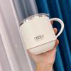 Exclusivo transfronteiriço para Nova caneca de aço inoxidável 304 ins moda criativa xícara de café europeia escritório isolamento copo de água
