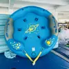Fornecimento de fábrica inflável para o mar lancha sofá de reboque barco de reboque aquático hovercraft ilha flutuante anel de reboque atacado