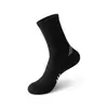 Meias Esportivas Masculinas, Cano Longo, Fundo Aveludado Espesso, Absorventes de Suor, Amortecedoras, Meias de Cano Alto para Corrida, Basquete, Badminton, Zhuji