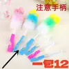 Venta Directa de Fábrica de 2 Cepillos Pequeños para Botellas, Cepillo para Tetinas de Bebé, Set de Limpieza de Vidrio de Nailon de Dos Piezas