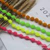 Suministro spot de fabricantes directos linterna bola bola de lana encaje accesorios para ropa accesorios teñible teñido por segmentos