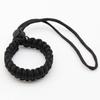 Pulseira de Sobrevivência para Exterior Câmera de Pulso Corda de Guarda-chuva Corda Trançada Pingente Pulseira de Pulso Universal Trançada Corda de Guarda-chuva Pulseira de Pulso