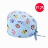 Gorro Quirúrgico para Mujer, Algodón Puro Estampado, Lazo Ajustable, Gorro de Enfermera, A prueba de Polvo, Anestesia, Quirúrgico, Postparto, Gorro de Trabajo para Médico Hombre