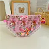 Ropa Interior de Encaje de Algodón Estampado de TPU Transparente Mini Boca Rojo Sobre Bolsita de Maquillaje Bolsa de Chica de Leche