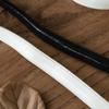 Vendas Diretas da Fábrica 1.0CM cinto antiderrapante de silicone preto e branco em estoque fornecimento feito à mão DIY roupas Elástico de silicone
