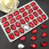 Pedras Preciosas em Formato de Gota com Parte Traseira Pontiaguda em Estoque para Atacado, Pedras de Vidro para Unhas com Base Prateada, Acessórios de Strass para Capas de Celular