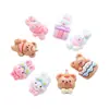 Urso Coelhinho Brilhante Fofo Resina Cola Creme DIY Acessórios de Grampo de Cabelo Feitos à Mão Patch para Capa de Celular Material para Copo d'Água