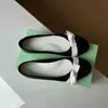 Versión de cuero suave ~ Zapatos planos Mary Jane estilo ballet con lazo inspirados en Chanel 2026 nuevos zapatos bajos de estilo francés
