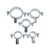 Porca Tapa-Rosca Galvanizada de Rosca Dupla Braçadeira para Tubo Braçadeira de Suspensão Espessada Tubo de Drenagem Braçadeira para Tubo Padrão Nacional Conexões para Tubo de Água Fabricante de Braçadeira para Tubo Braçadeira de Parede