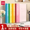 Cuadernos Deli A5 de Tapa Blanda, Múltiples Modelos Disponibles, Cuaderno con Encuadernación Inalámbrica 7653, Bloc de Notas de 30-100 Páginas Interiores