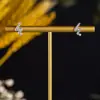 Estilo Dulce y Fresco Chica Picante Aretes de Aro Lisos Nicho Gama Alta Minimalista Cara Redonda Puños para Oreja Pendientes Circulares Personalizados de Celebridad de Internet