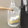 Cesta Plegable para Ropa Sucia de Hogar Cesta para Ropa Sucia Montada en la Pared Artefacto para Ropa de Baño de Baño Cesta de Almacenamiento Multifuncional para Dormitorio