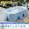 Nueva Piscina Inflable sin Bomba para Uso Doméstico, Piscina con Estructura Exterior, Piscina Plegable para Juegos Acuáticos para Bebés, Uso en Casa para Natación Infantil