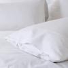 Sábanas de satén de 80 % para hotel, sábanas de algodón blanco de cinco estrellas, ropa de cama de hotel