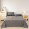 Lençol de Cama de Tecido Grosso de Algodão Puro Espessado, Lençol de Cama de Algodão Puro Peça Única para Dormitório, Conjunto de Três Peças com Fronhas Duplas Domésticas