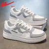 Zapatillas para hombre Warrior 2026 nuevas de primavera/verano, versátiles y de moda, color blanco, malla transpirable, zapatos casuales