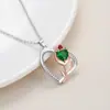 Knn-365 Collar Original de Corazón de Rosa de Alta Gama para Mujer, Joyería Transfronteriza, Colgante Versátil de Amazon