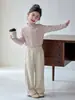Camiseta de Manga Larga para Niña 2026 Nueva Elegante Niña Bebé Otoño/Invierno Capa Base Ropa de Invierno para Niños Camiseta Interior T