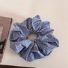 Goma de pelo a rayas estilo universitario coreano, Diadema a cuadros, Goma para el pelo, Goma para moño, Accesorio elástico para el pelo, Diadema para el Día del Niño