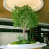 Madera borracha de caballo de alta gama simulación planta ventana paisajismo decoración interior árbol biónico plantación verde árbol falso grande paisaje simple