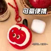 Bolsa de Armazenamento de Fone de Ouvido Cabeça de Boneca Maçã Criativa Tengyi Porta-Moedas Decorativo Feminino Brinquedo Pingente de Boneca Fofo