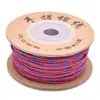 Fio de Algodão Enrolado à Mão, Multifilamento, Não Elástico, Não Desbota, Pulseiras de Brinquedo Estilo Xizang, Contas de Buda, Cordões Coloridos, Forte e Resistente ao Desgaste DIY Feito à Mão