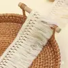 [Preço 2m] 6cm Renda de Fio de Algodão com Franjas Lenço Toalha de Mesa Tapete Cortina Decoração Acessórios DIY Acessórios de Roupa Franja