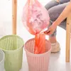 Lixeira doméstica com fundo para sacos de lixo, troca automática de saco, saco com cordão, cozinha com anel de pressão, porta-sacos, lixeira oca para papel