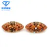 Gema artificial zircon ojo de caballo color piedra desnuda zircon ojo de caballo fondo afilado zircon en forma de ojo de caballo