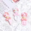 Cuchara de Maullido Linda Juguete de Comida Dibujos Animados Hecho a Mano Accesorios de Joyería DIY Resina de Pegamento Crema Pequeños Accesorios Material para Pasador de Pelo