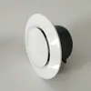 Atacado de fábrica ABS redondo novo saída de ar ar condicionado suporte sistema de ar fresco plástico decorativo saída de ar