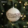 Nuevas Bolas de Navidad de Espuma con Purpurina y Lentejuelas, Adornos para Árbol de Navidad, Bolas Colgantes Crackle, Decoraciones Colgantes Decorativas