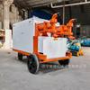Máquina de inyección de doble líquido con cilindro doble de 11 kW, bomba de inyección de cemento de alta presión, equipo de transporte de inyección eléctrico, máquina de inyección de doble líquido