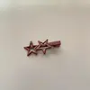 Estilo coreano clip BB de estrella de cinco puntas para colorear DIY accesorios para el cabello pasador lateral para niños accesorios para el cabello