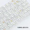 Diamante para Nail Art Dongzhou Autêntico 10mm Quadrado Gordo Fundo Pontiagudo Diamante para Joias DIY Acessórios Diamante de Vidro Colorido Revestido Brilhante Lote