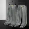 Pantalones Largos de Seda Helada para Hombre Verano Alta Gama Elásticos Casuales Pantalones Jogger Deportivos para Hombre Sueltos Versátiles Modernos